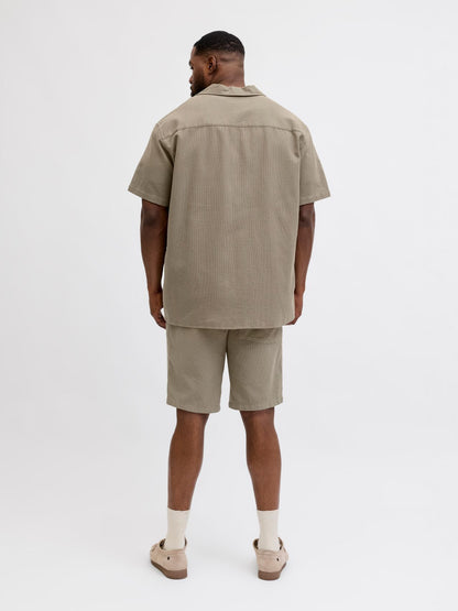 JJGLOBAL WAFFLE RESORT SHIRT SS PLS
