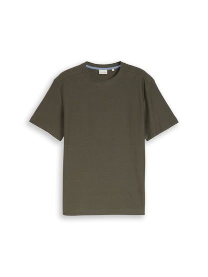 TOM TAILOR T-Shirt mit Ottoman-Struktur M