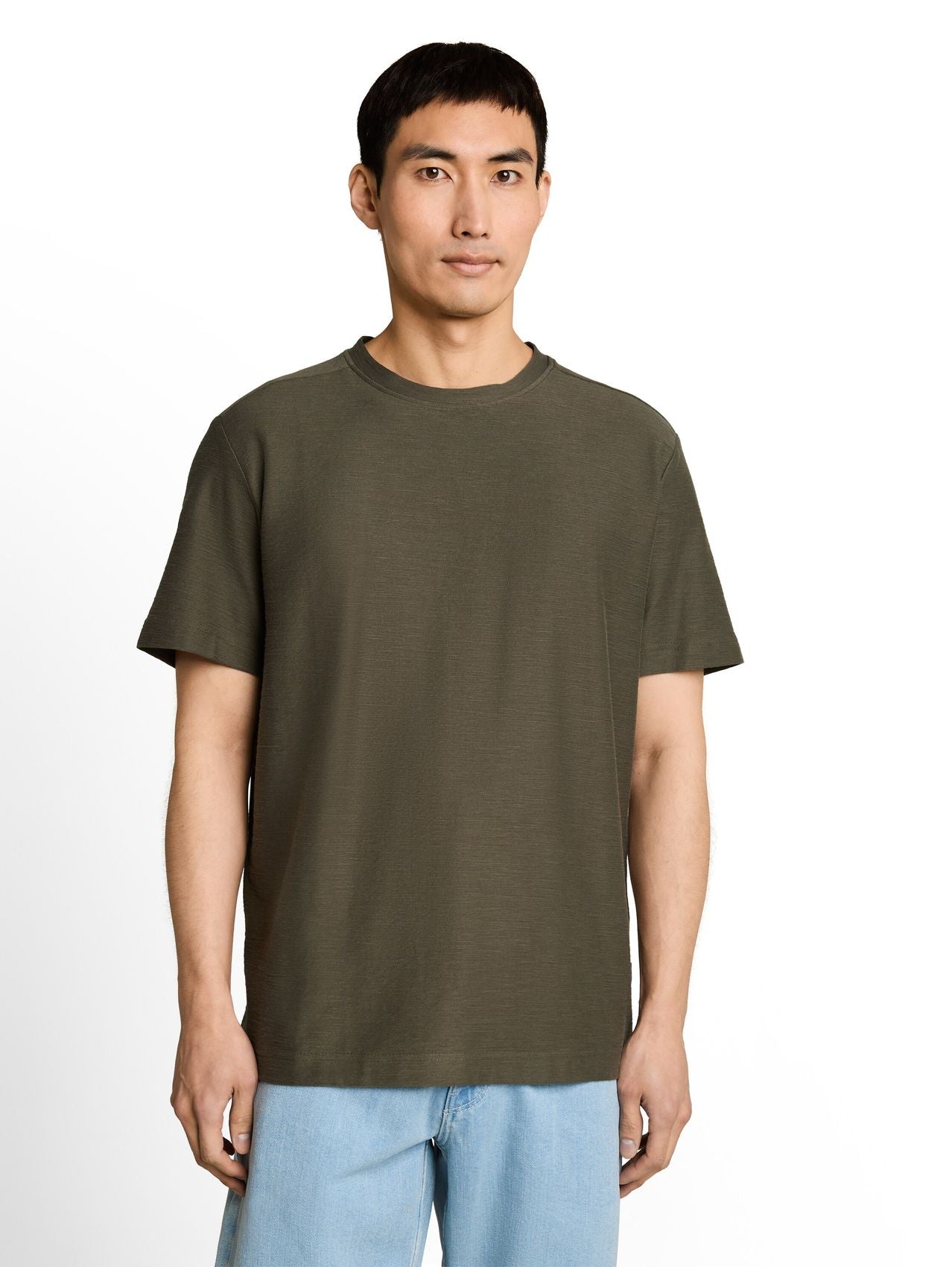 TOM TAILOR T-Shirt mit Ottoman-Struktur