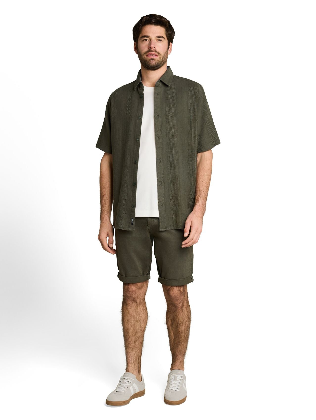 TOM TAILOR Comfort Fit Kurzarmhemd aus Baumwolle