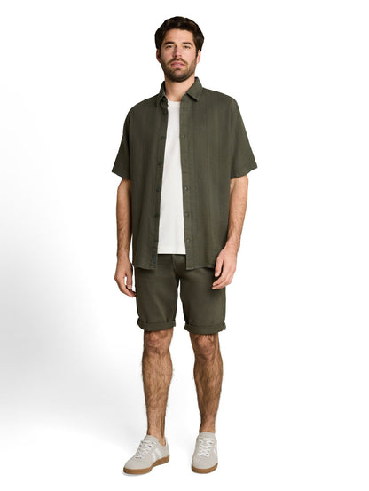 TOM TAILOR Comfort Fit Kurzarmhemd aus Baumwolle