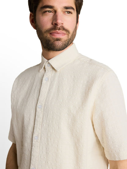 TOM TAILOR Comfort Fit Kurzarmhemd aus Baumwolle