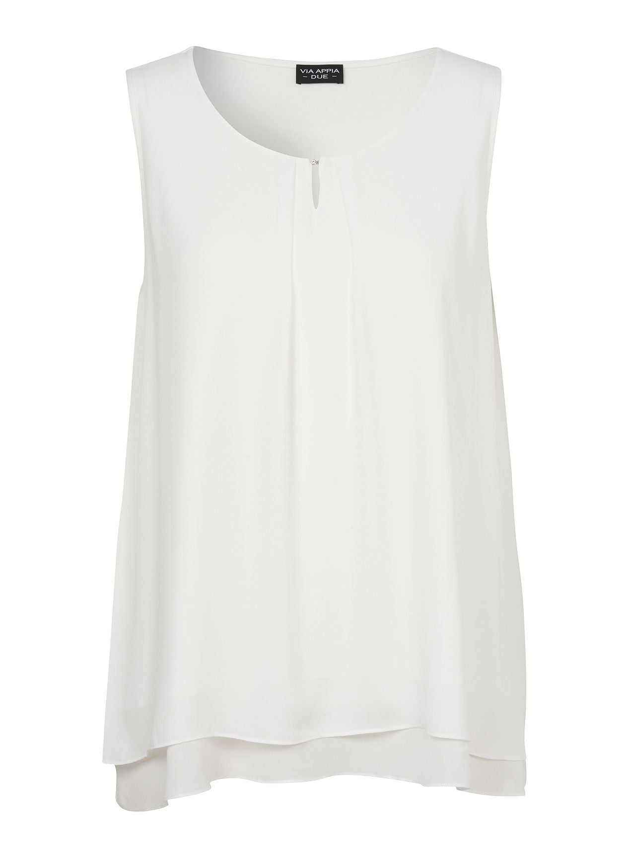 VIA APPIA Bluse Rundhals ohne Arm 54