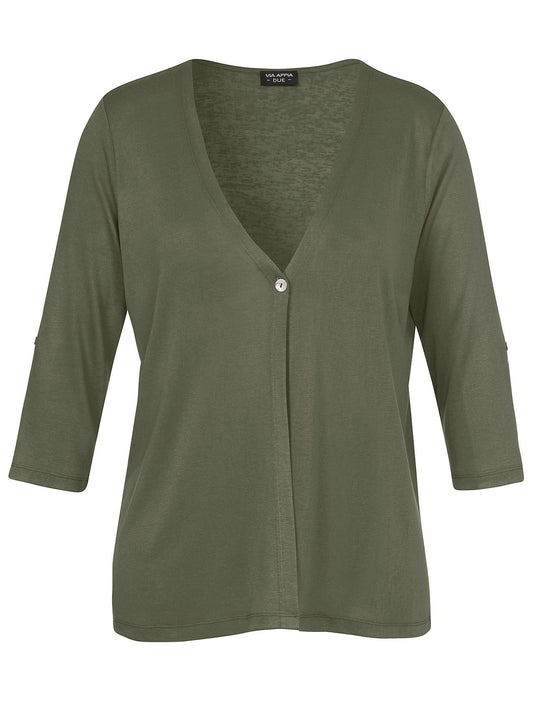 VIA APPIA Jacke V-Ausschnitt 3/4 Arm 50