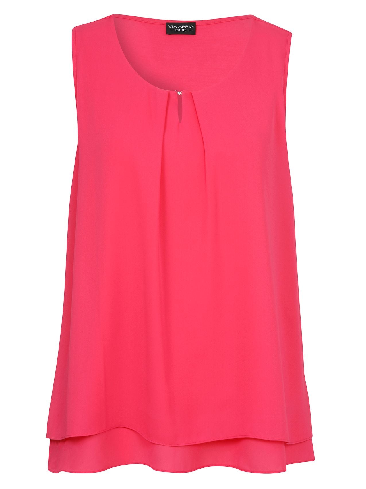 Bluse Rundhals ohne Arm