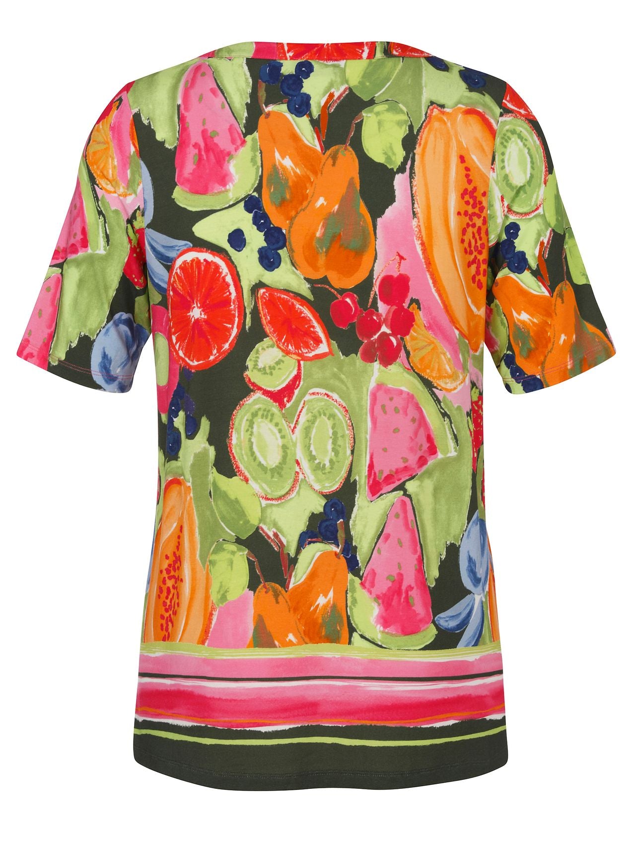 T-Shirt Tunika 1/2 Arm Druck