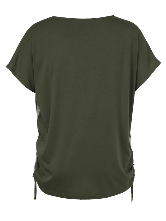 VIA APPIA Bluse Rundhals 1/2 Arm Druck