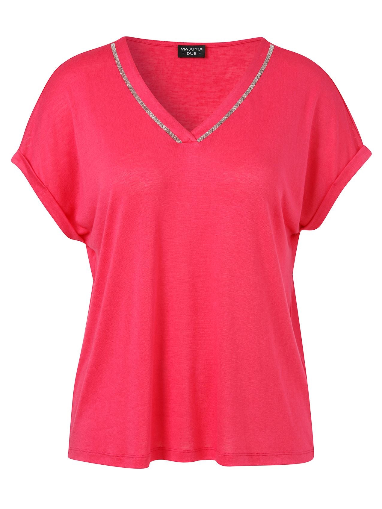 VIA APPIA T-Shirt V-Ausschnitt 1/2 Arm 46