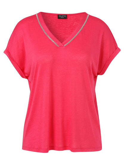 VIA APPIA T-Shirt V-Ausschnitt 1/2 Arm 46