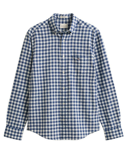 GANT Gingham Hemd aus Leinenmix
