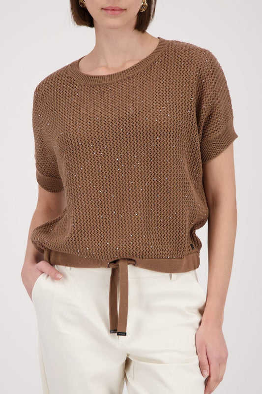 MONARI Pullover, mocca