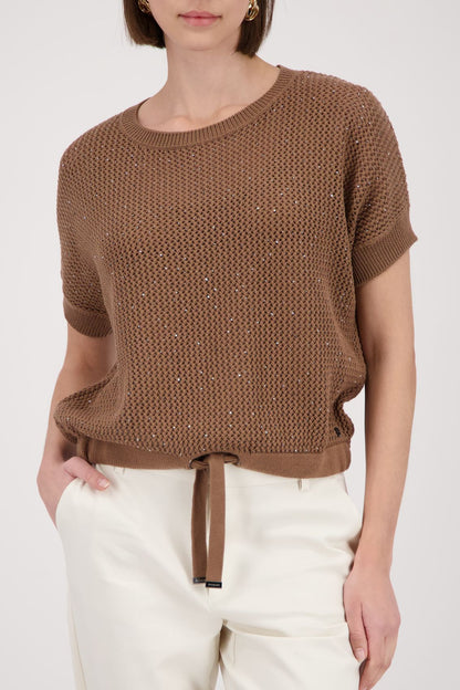 MONARI Pullover, mocca 36