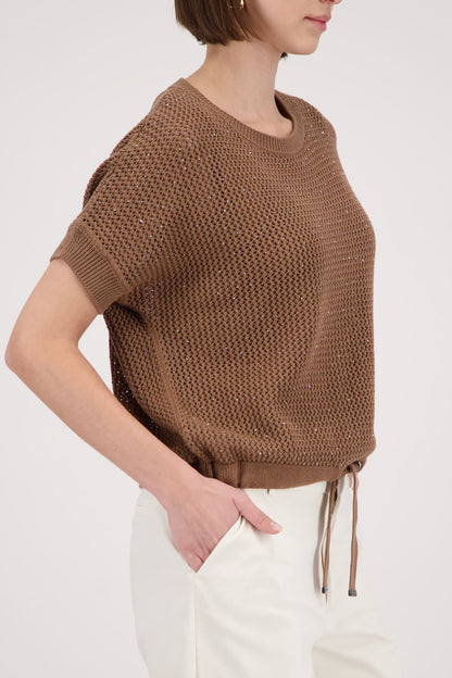 MONARI Pullover, mocca