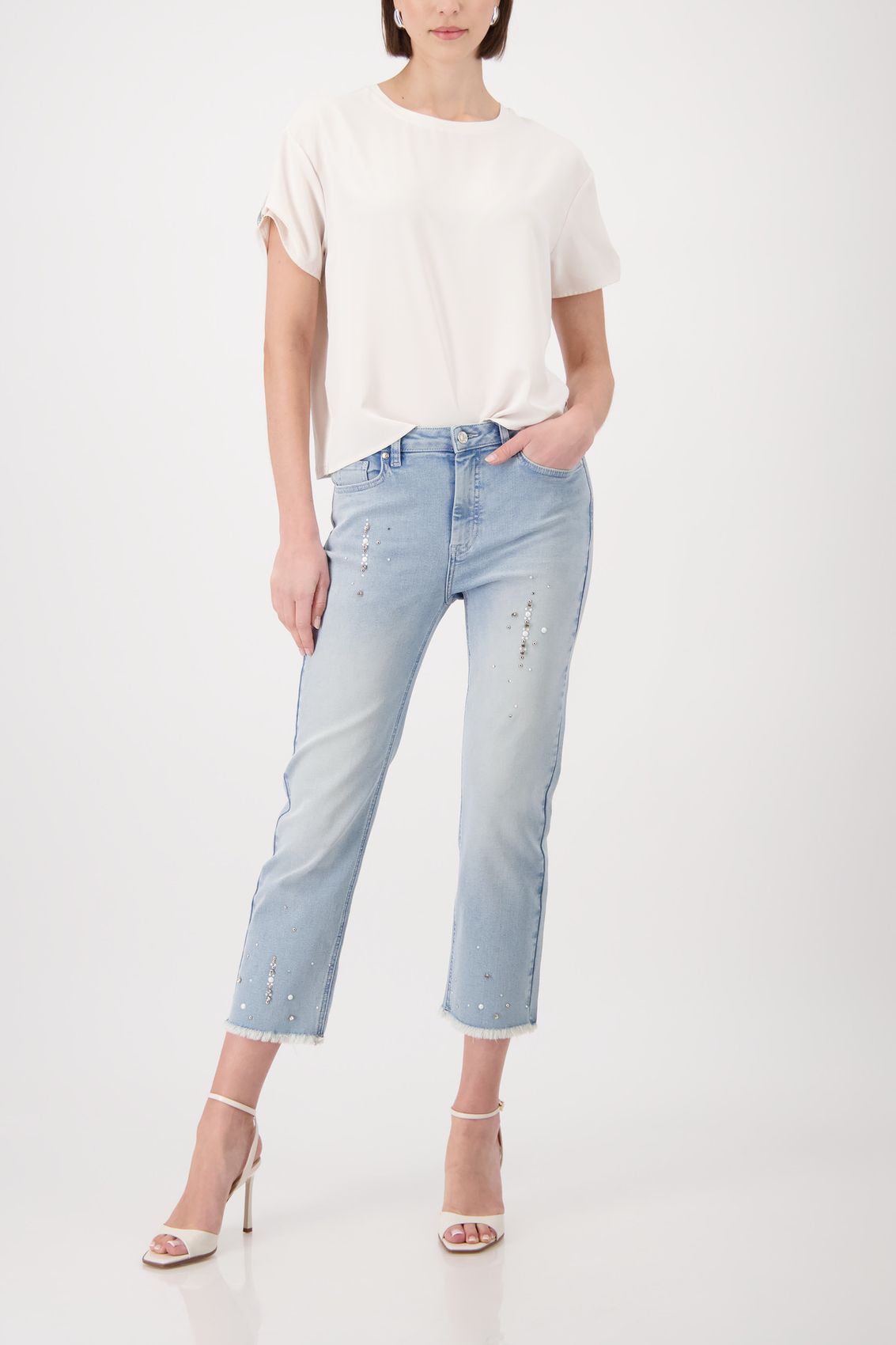 MONARI Bluse, marble