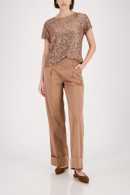 MONARI T-Shirt, mocca