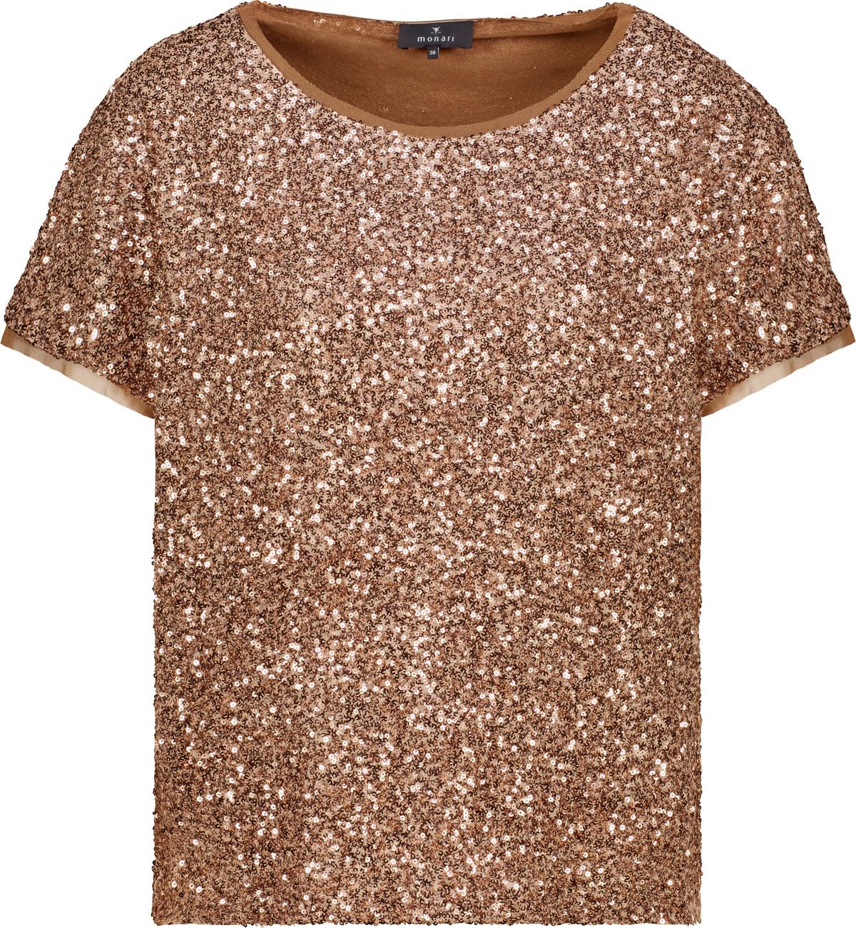 MONARI T-Shirt, mocca