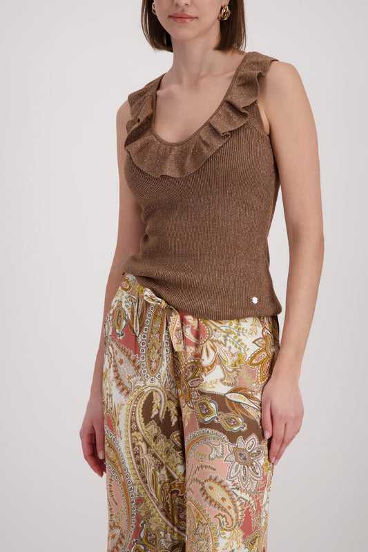 MONARI Pullover, mocca
