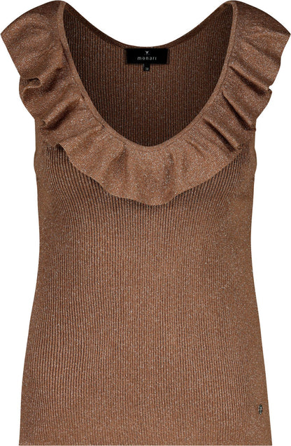 MONARI Pullover, mocca