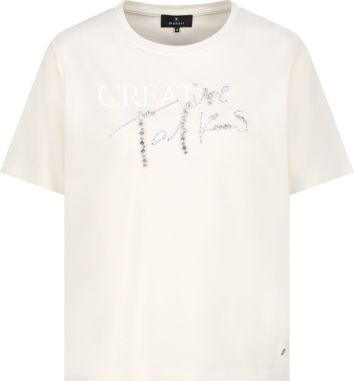 T-Shirt mit Schmuckschrift