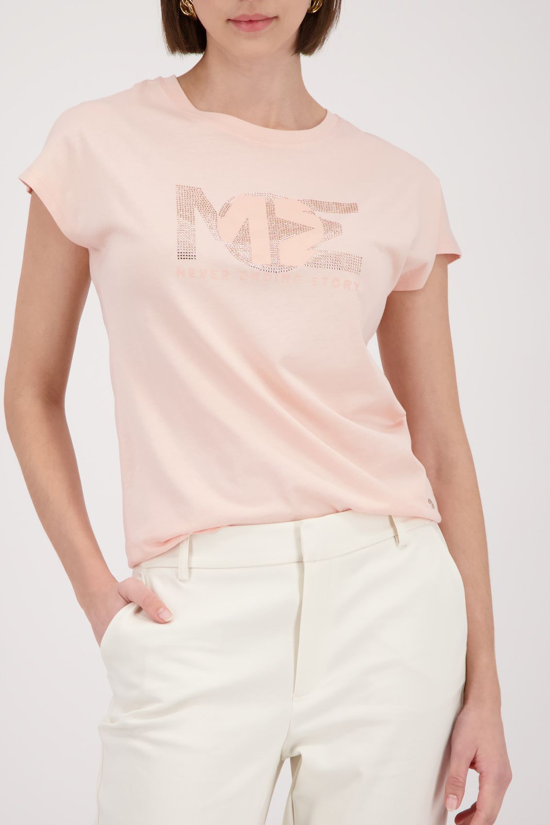 MONARI T-Shirt, summer peach