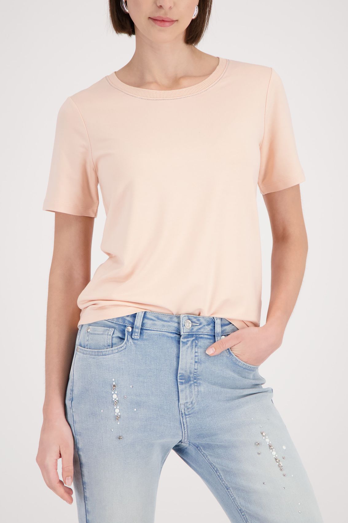 MONARI T-Shirt, summer peach