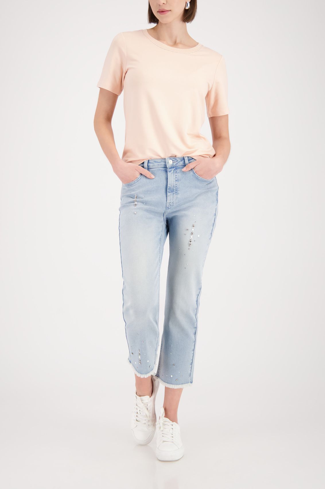 MONARI T-Shirt, summer peach