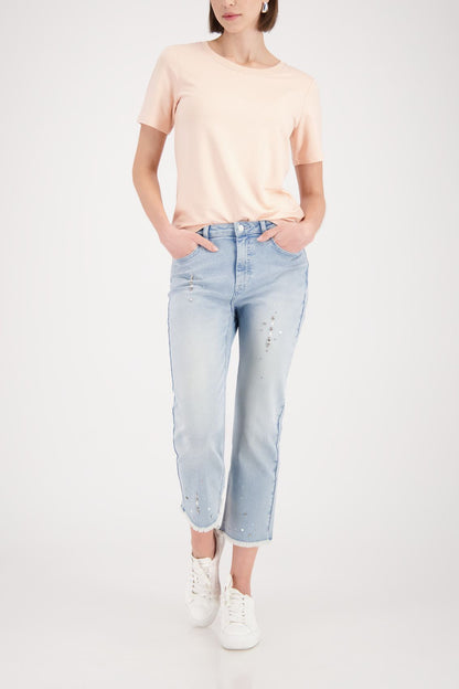MONARI T-Shirt, summer peach