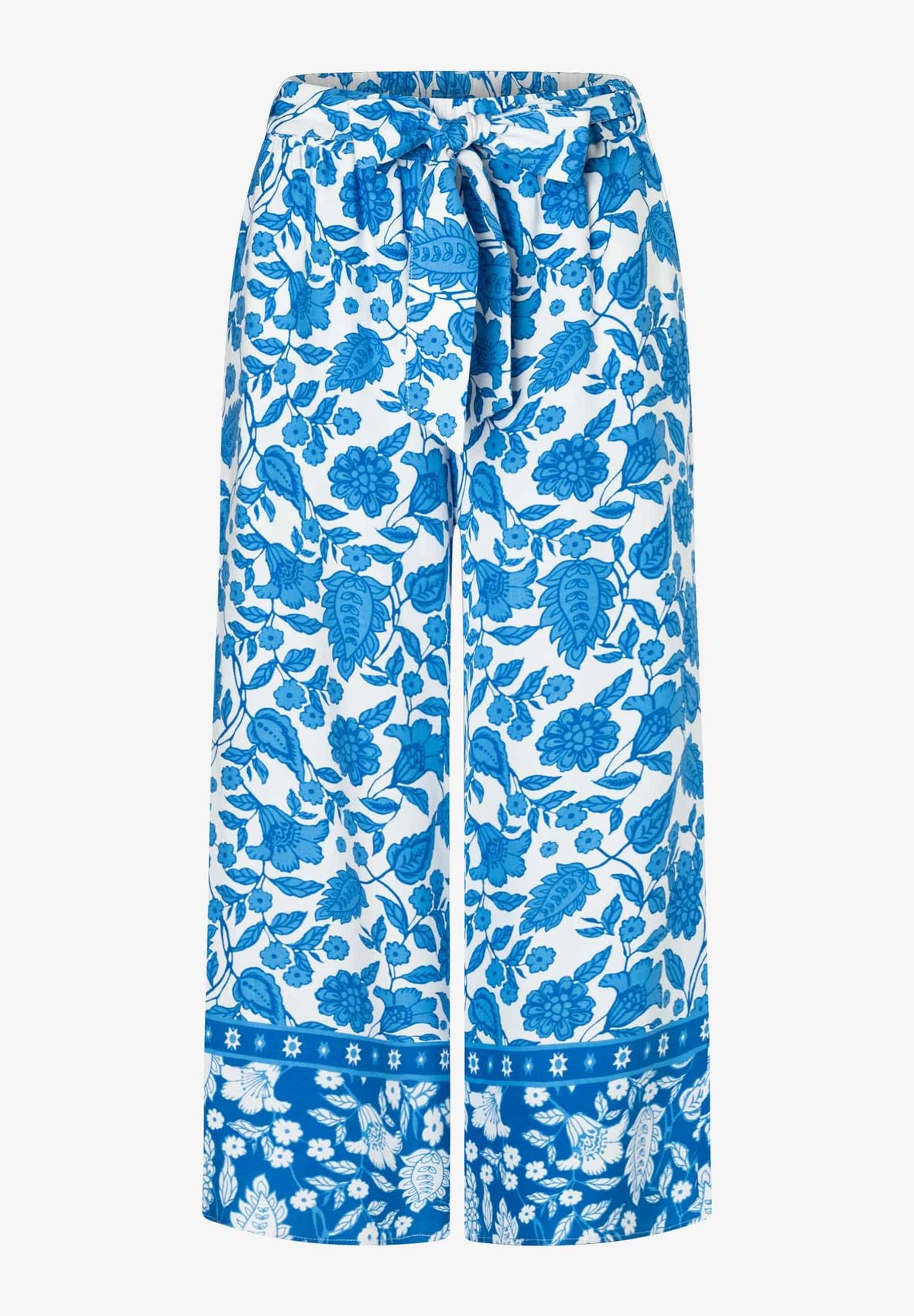 Sommerliche Hose mit Blumenprint