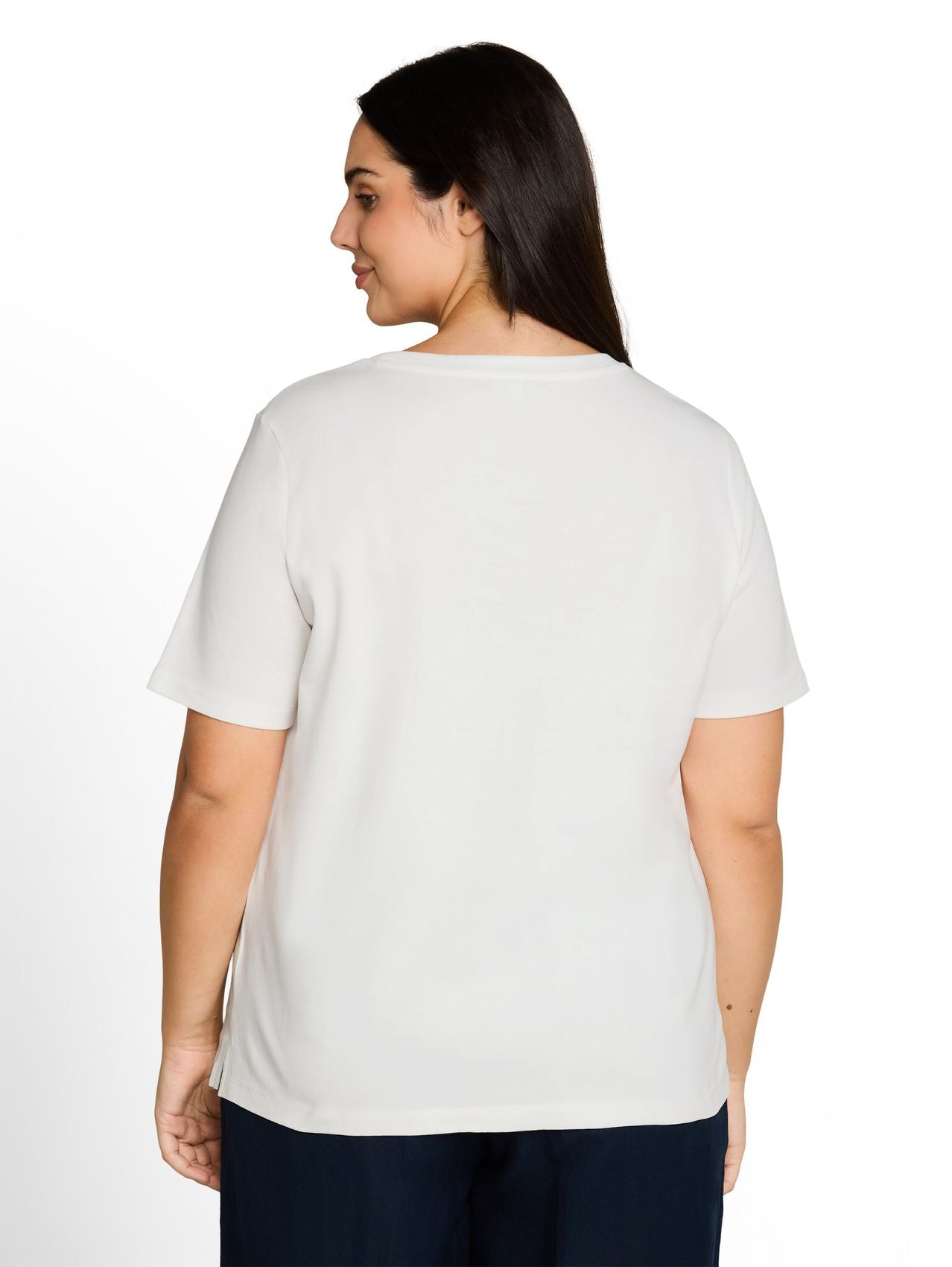 Plus Size - T-Shirt mit Häkel-Detail