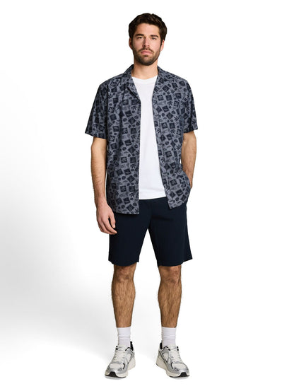 TOM TAILOR Regular Fit Resort Hemd mit Muster