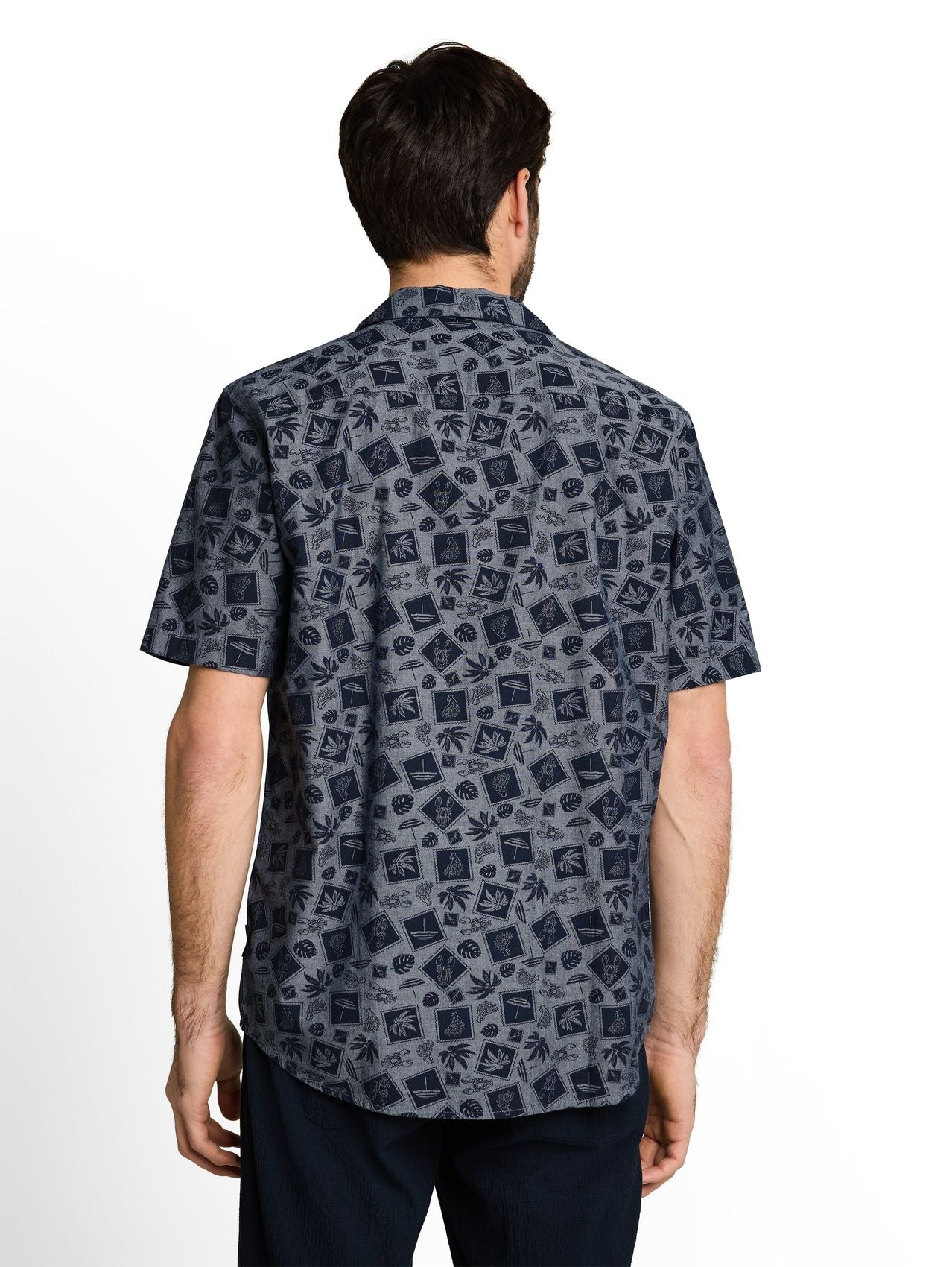 TOM TAILOR Regular Fit Resort Hemd mit Muster