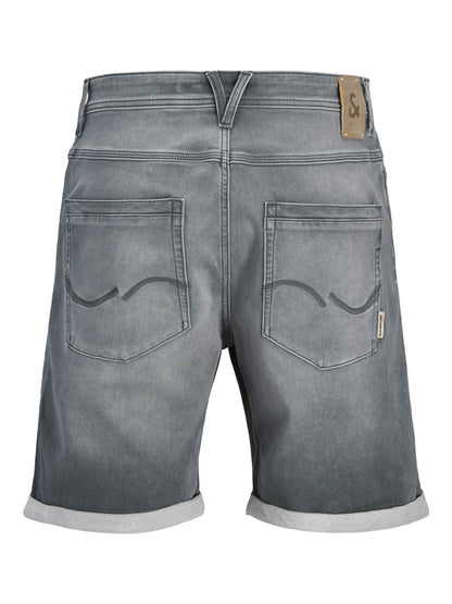 JACK & JONES Jeans-Shorts mit umgeschlagenen Saum