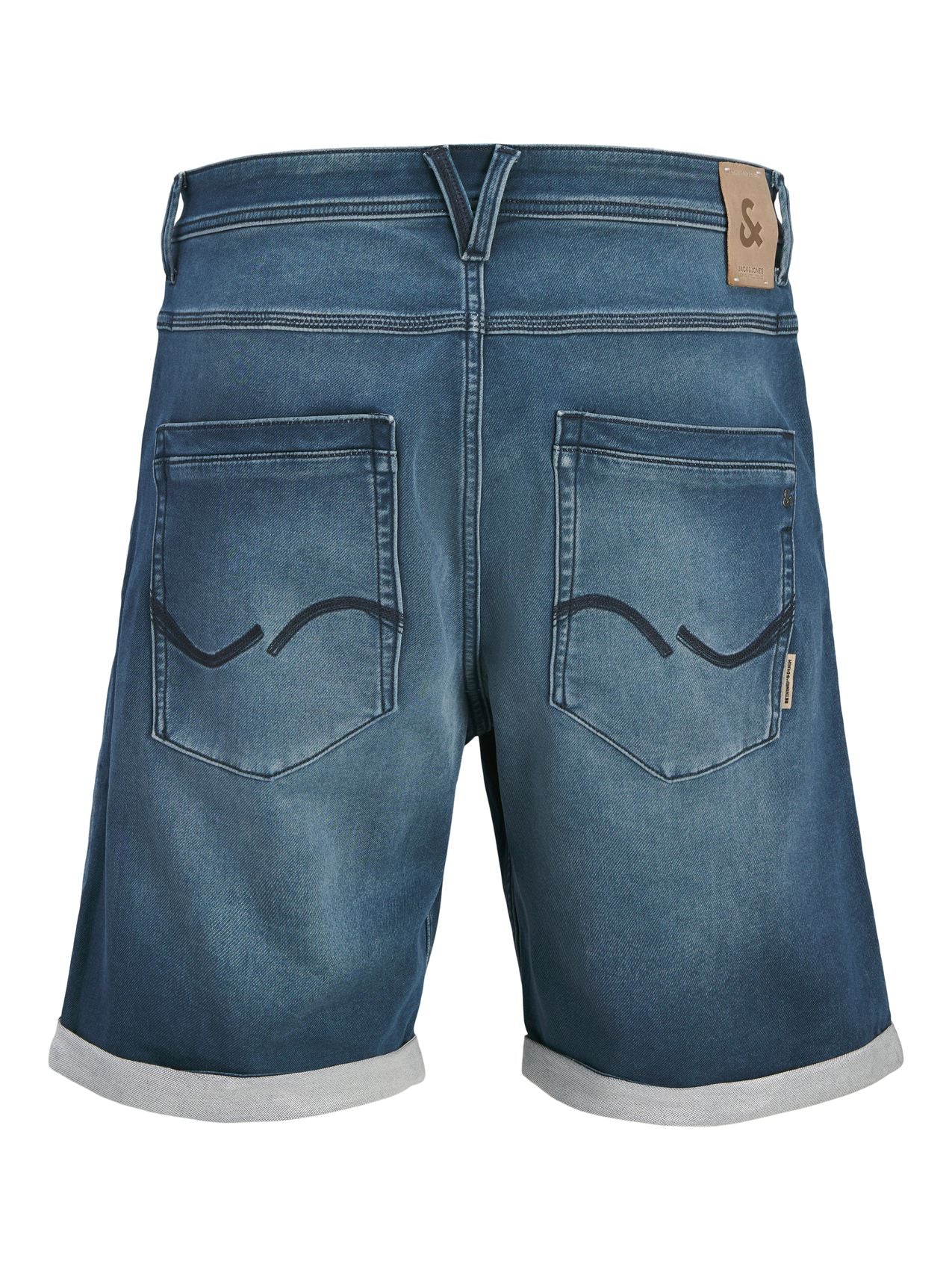 JACK & JONES Jeans-Shorts mit umgeschlagenen Saum