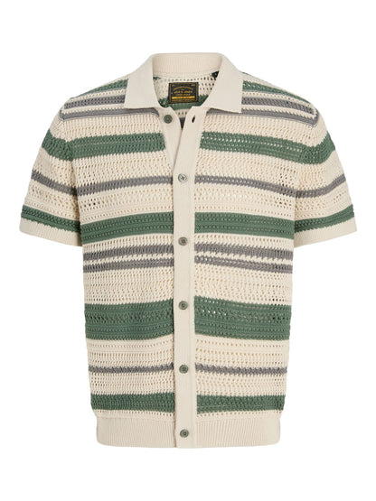 JACK & JONES JPRBLUHAMILTON BUTTON THROUGH POLO SS S