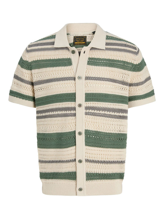 JACK & JONES JPRBLUHAMILTON BUTTON THROUGH POLO SS S