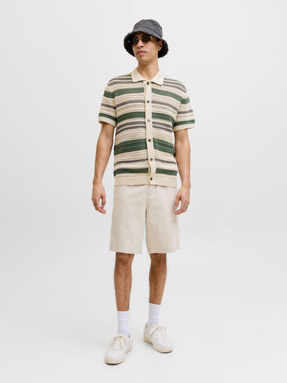 JACK & JONES JPRBLUHAMILTON BUTTON THROUGH POLO SS
