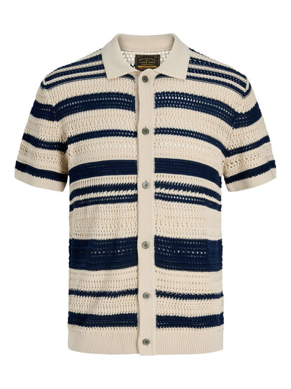 JACK & JONES JPRBLUHAMILTON BUTTON THROUGH POLO SS XXL