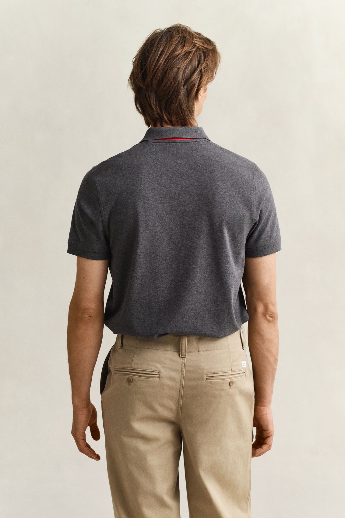 Kontrast Piqué Poloshirt im Regular Fit