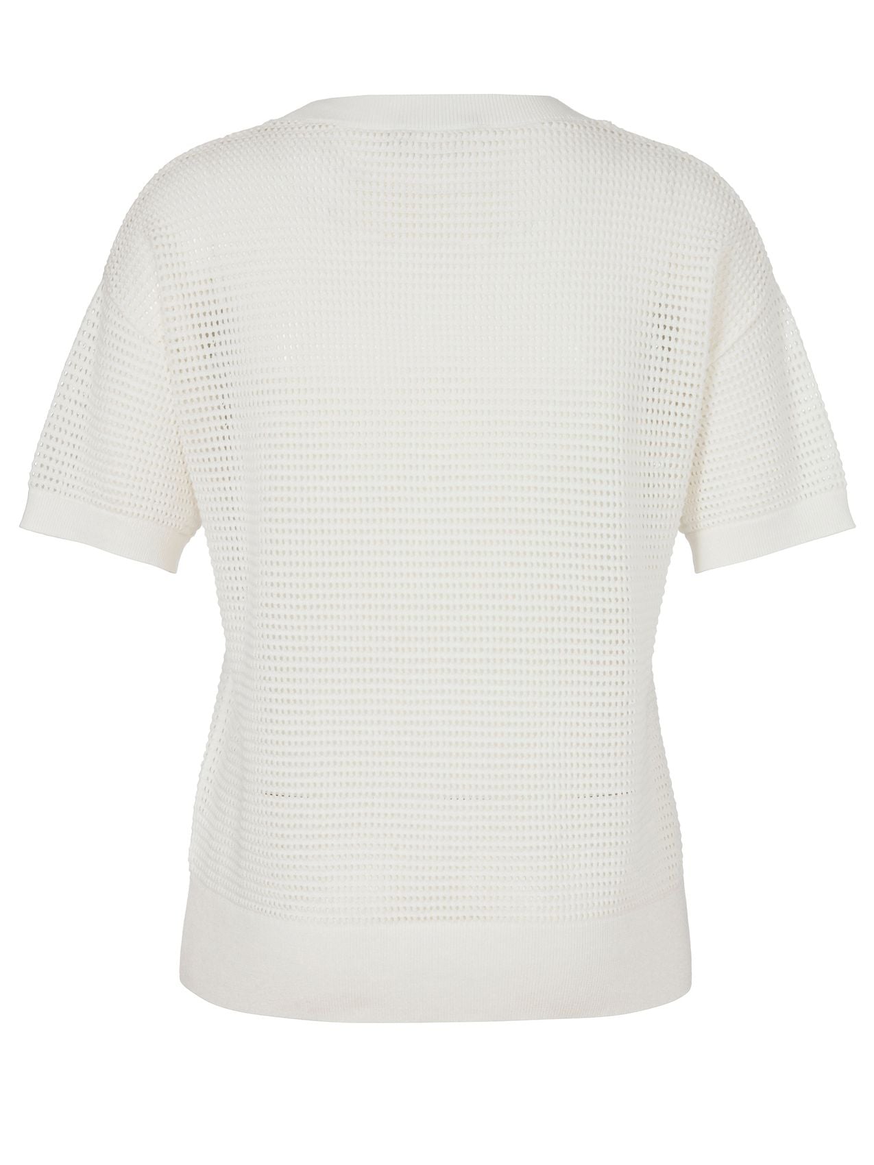 FRAPP Pullover V-Ausschnitt 1/2 Arm Struktur