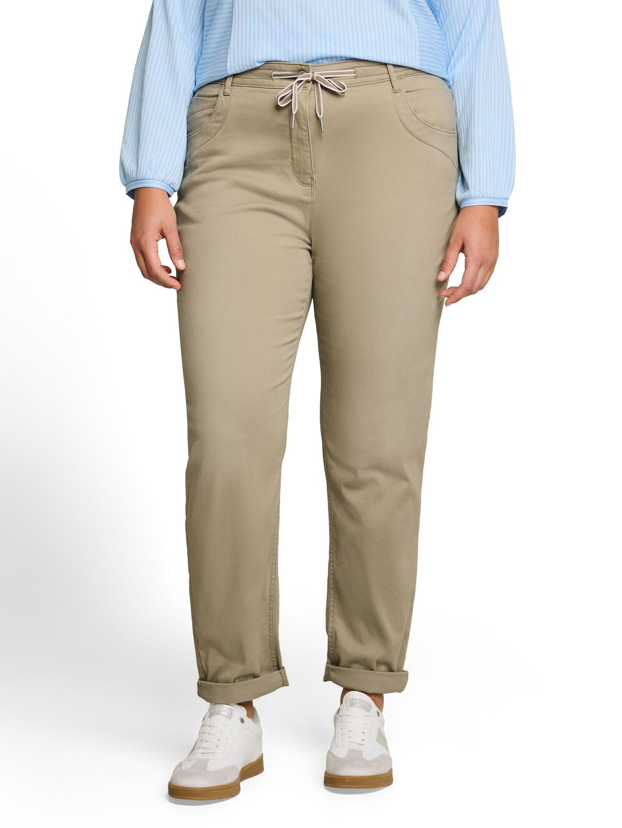 TOM TAILOR Plus Size - Cropped Slim Hose 28