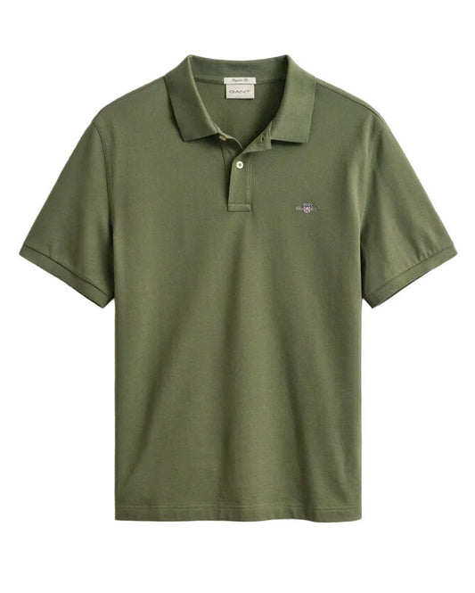 GANT Piqué-Poloshirt mit Gant-Logostickerei