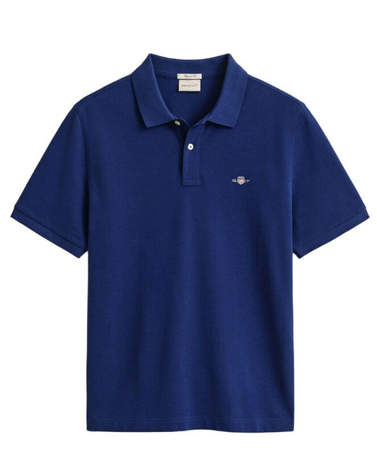 GANT Piqué-Poloshirt mit Gant-Logostickerei