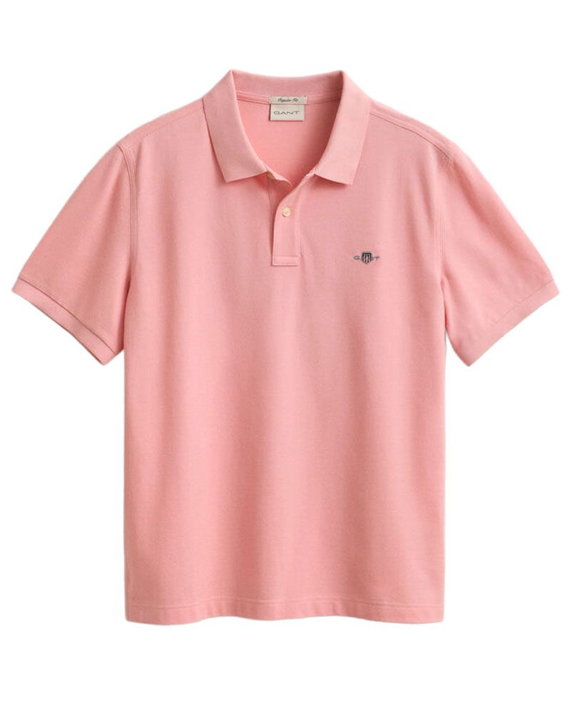 GANT Piqué-Poloshirt mit Gant-Logostickerei