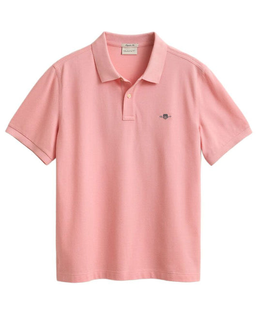 GANT Piqué-Poloshirt mit Gant-Logostickerei