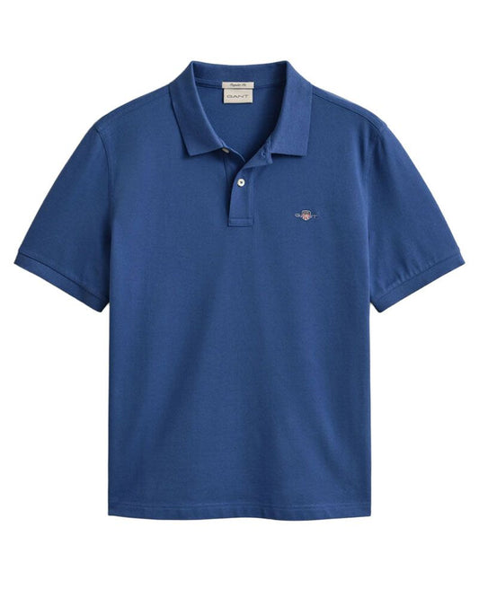 GANT Piqué-Poloshirt mit Gant-Logostickerei