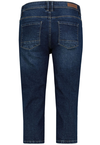 SUBLEVEL Damen, Kurze Hose Denim, dark blue denim D180