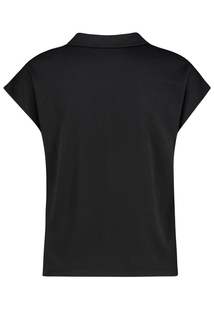 SUBLEVEL Damen, Shirt kurzarm, black