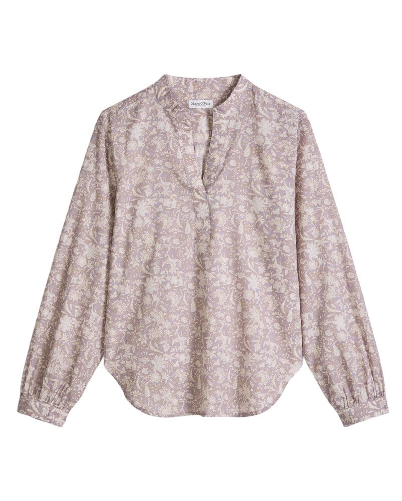 MARC O'POLO Tunika-Bluse mit Blumenmotiv