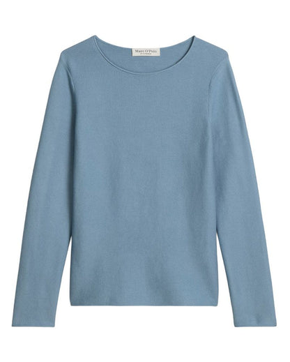 MARC O'POLO Langarm-Strickpullover mit Rundhalsausschnitt