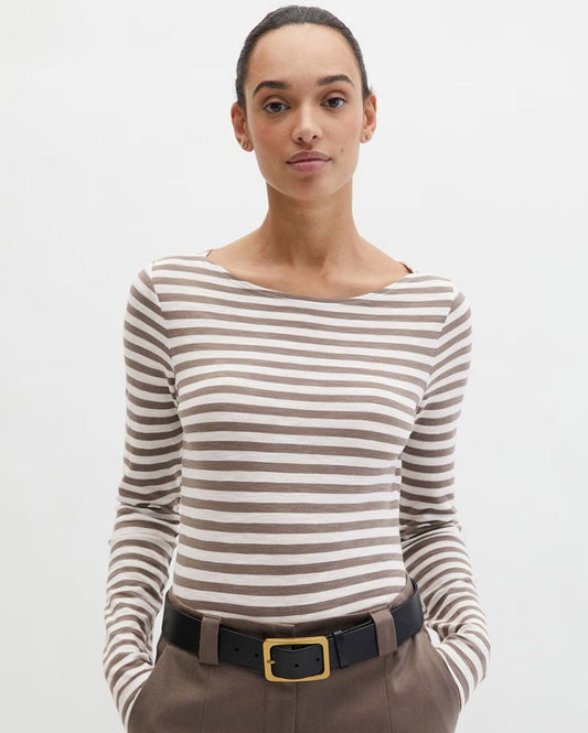 MARC O'POLO Gestreiftes Langarmshirt